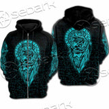 Runes Viking SED-1151 Hoodie & Zip Hoodie Raglan