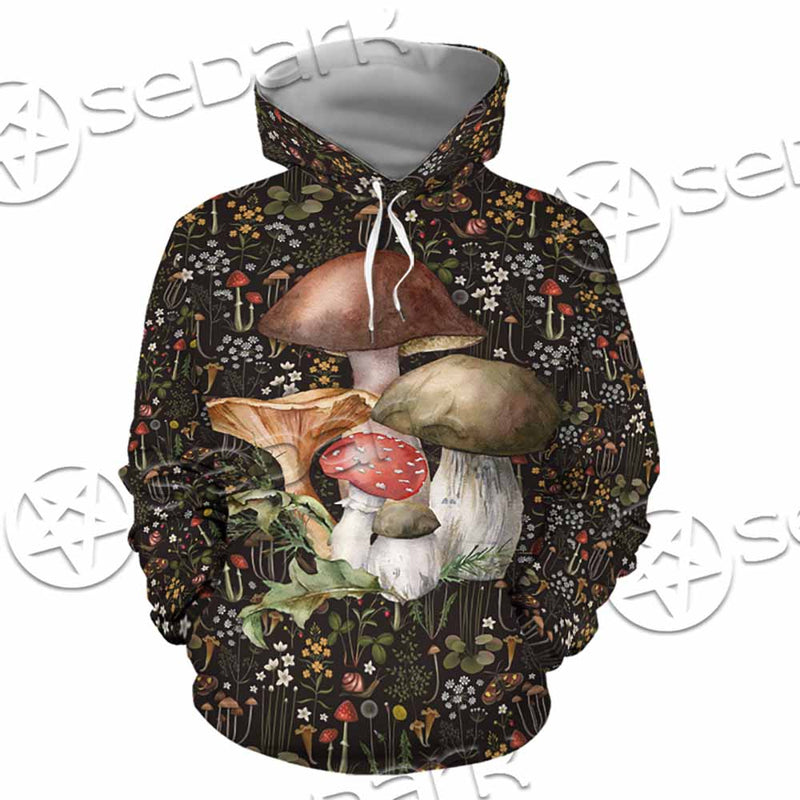 Mushroom Botanical SED-1154 Hoodie & Zip Hoodie