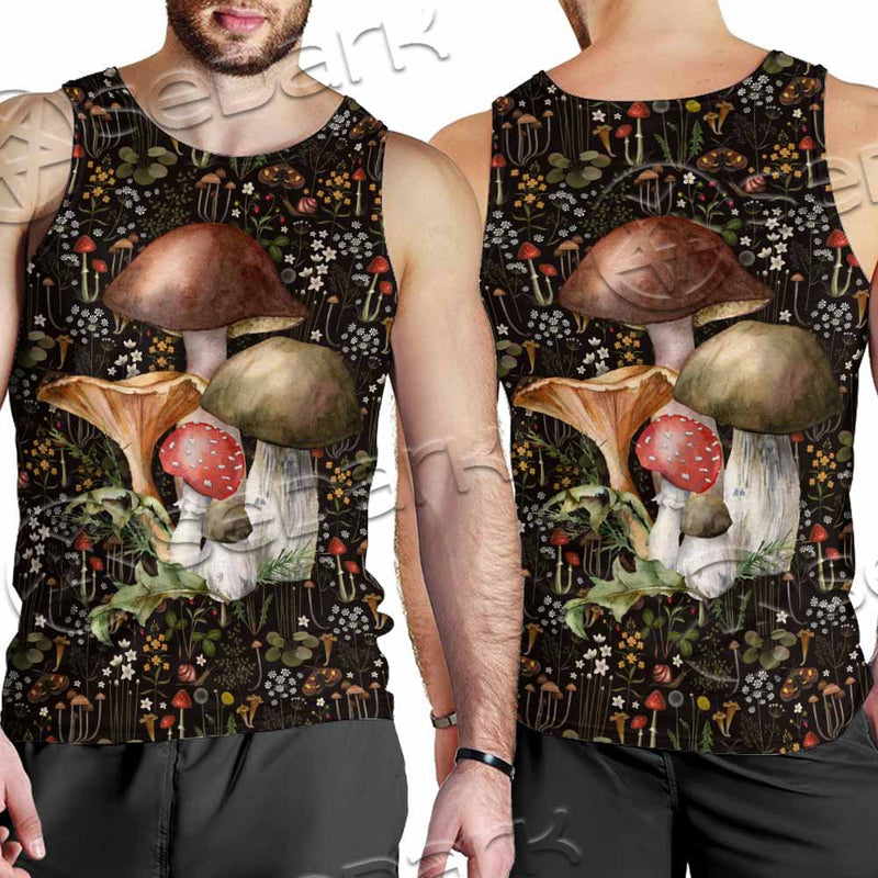 Mushroom Botanical SED-1154 Men Tank-tops