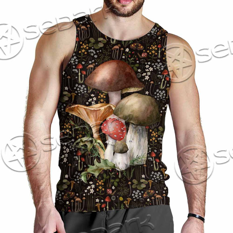 Mushroom Botanical SED-1154 Men Tank-tops