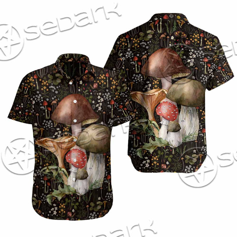 Mushroom Botanical SED-1154 Shirt Allover