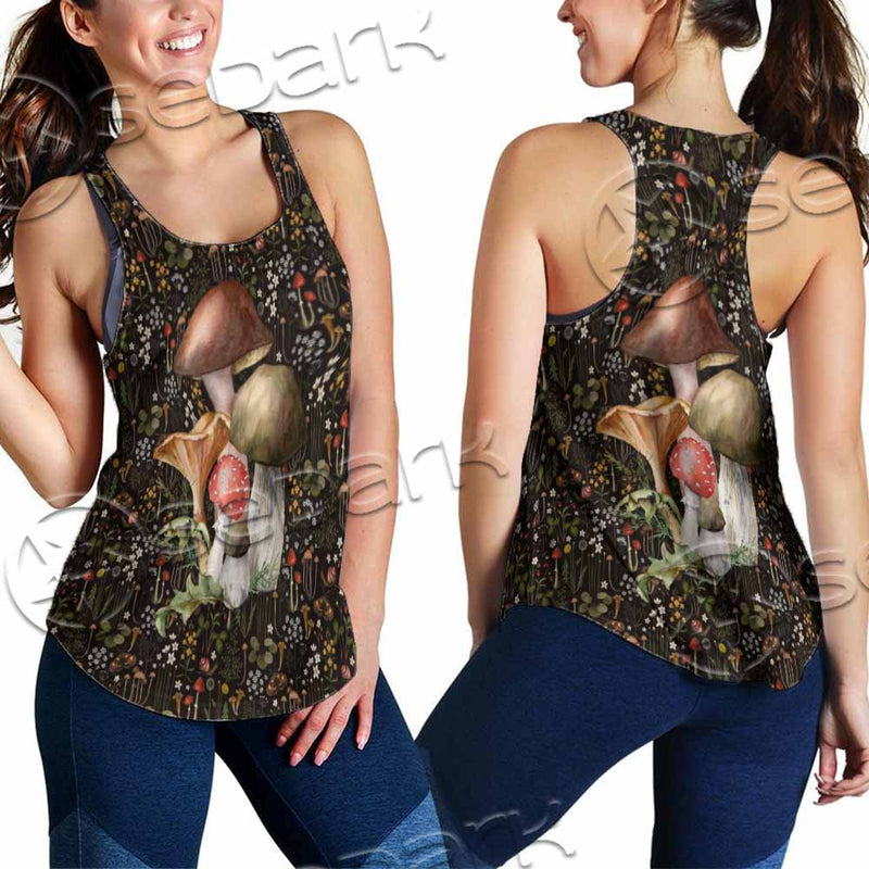 Mushroom Botanical SED-1154 Women Tank Top