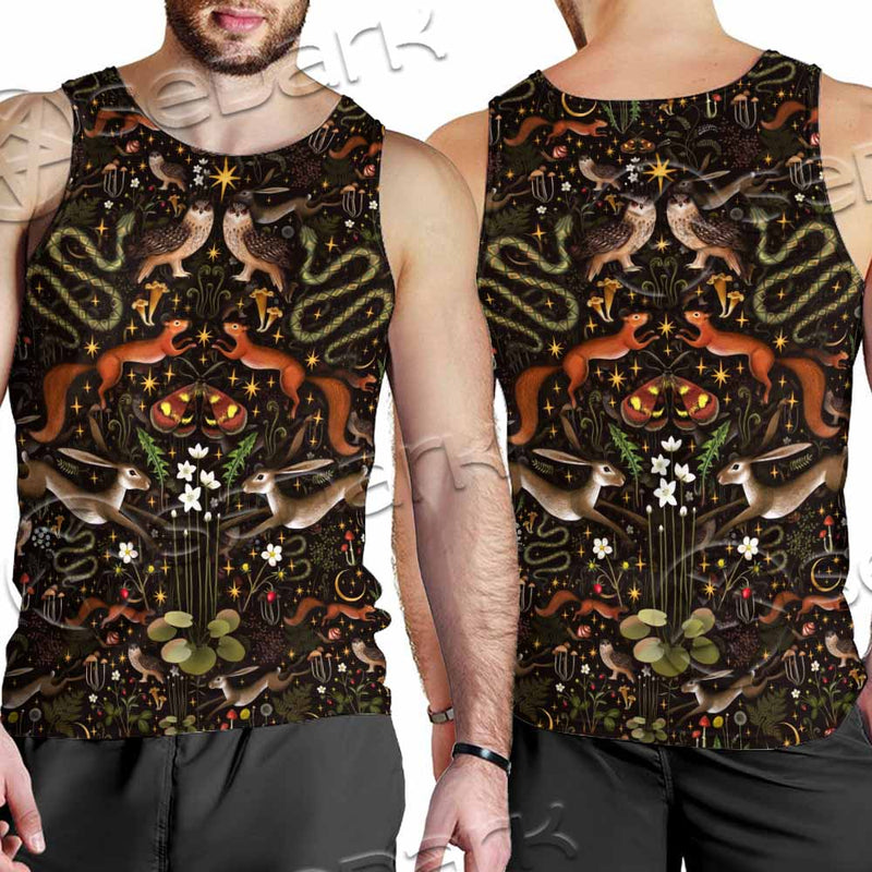 Botanical Garden Plants SED-1155 Men Tank-tops