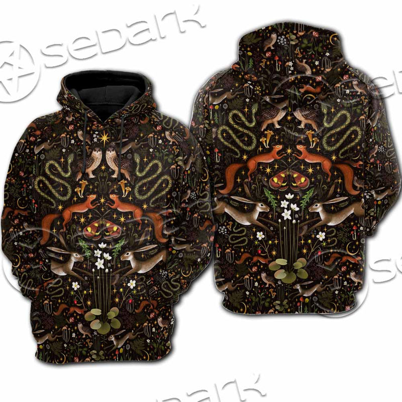 Botanical Garden Plants SED-1155 Hoodie & Zip Hoodie Raglan