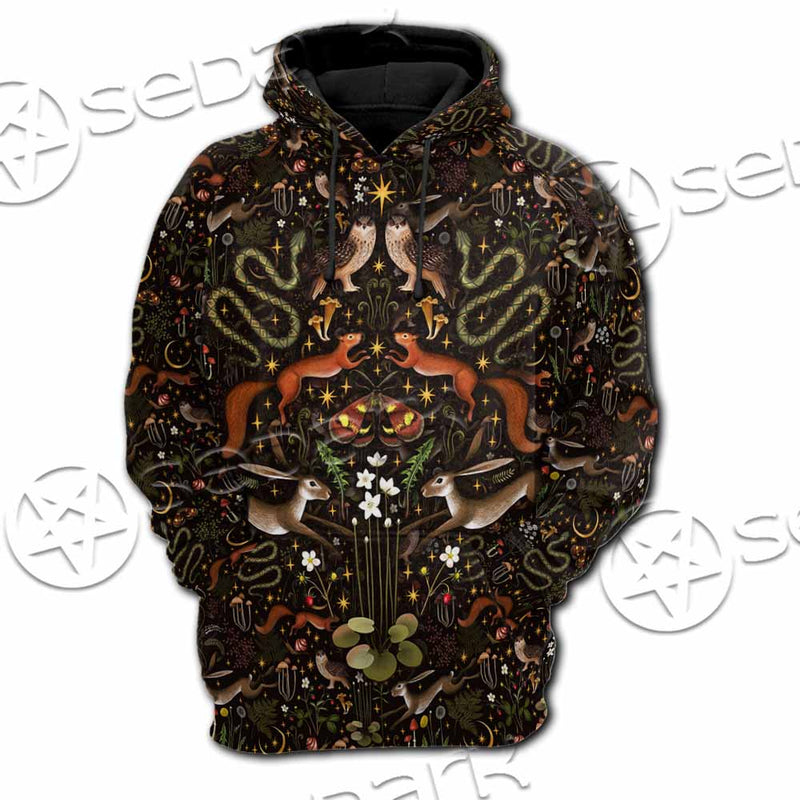 Botanical Garden Plants SED-1155 Hoodie & Zip Hoodie Raglan