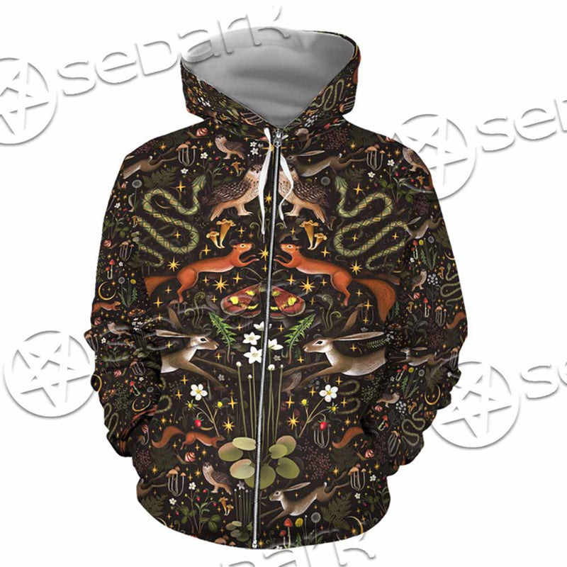 Botanical Garden Plants SED-1155 Hoodie & Zip Hoodie