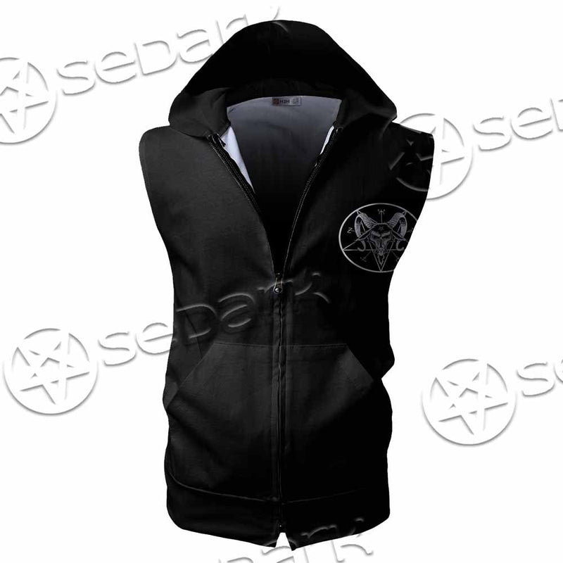 Leviathan Pentagram SED-1159 Zip Sleeveless Hoodie