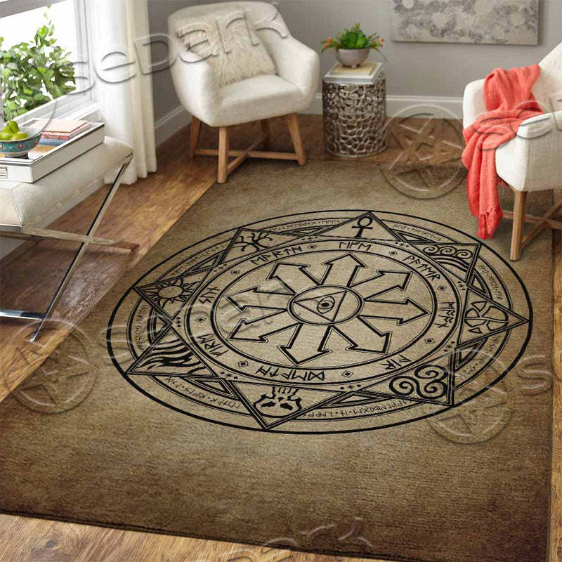 Gothic The Key of Solomon SED-1161 Area Rug