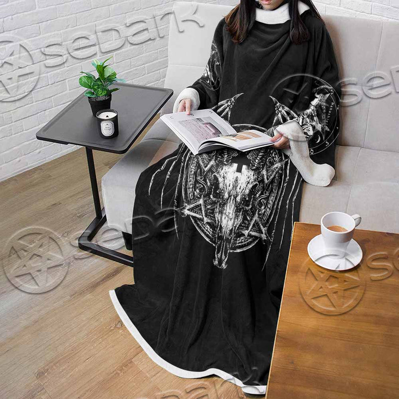 Satanic Horrordelic Dark SED-1165 Sleeved Blanket