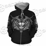 Satanic Horrordelic Dark SED-1165 Hoodie & Zip Hoodie