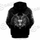 Satanic Horrordelic Dark SED-1165 Hoodie & Zip Hoodie Raglan