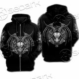 Satanic Horrordelic Dark SED-1165 Hoodie & Zip Hoodie Raglan