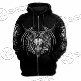 Satanic Horrordelic Dark SED-1165 Hoodie & Zip Hoodie Raglan