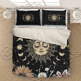 Cottagecore Roses Moon Phase Occult Witch SED-1166 Bed set