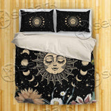 Cottagecore Roses Moon Phase Occult Witch SED-1166 Bed set