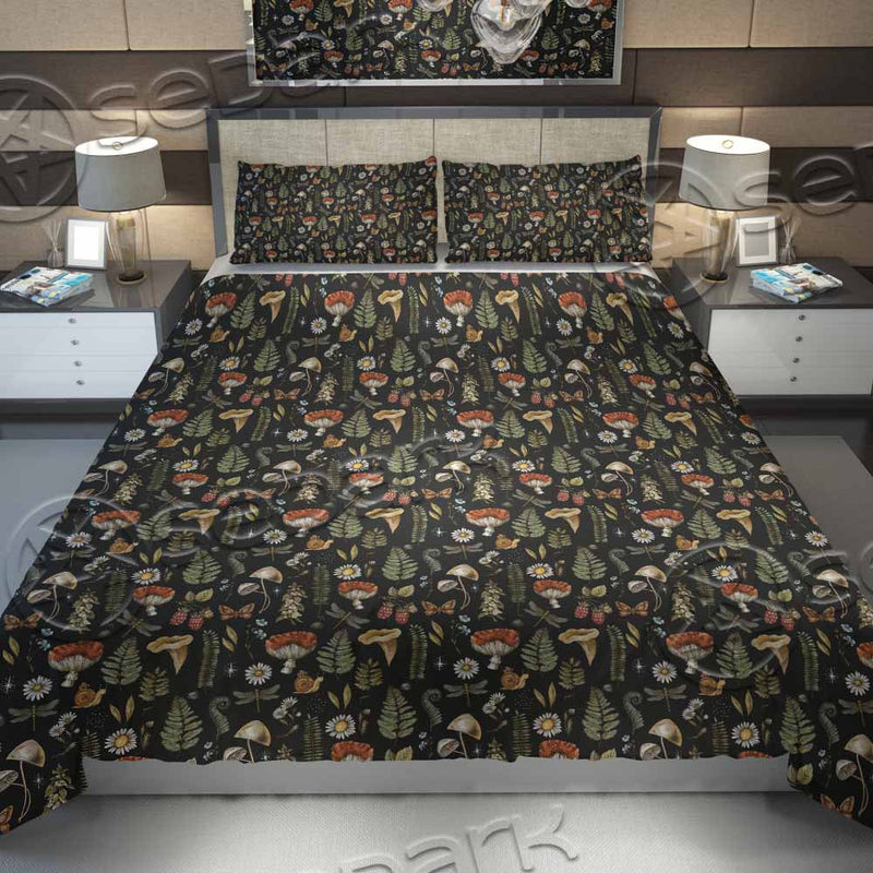 Vintage Woodland Nature Seamless Pattern SED-1168 Bed set