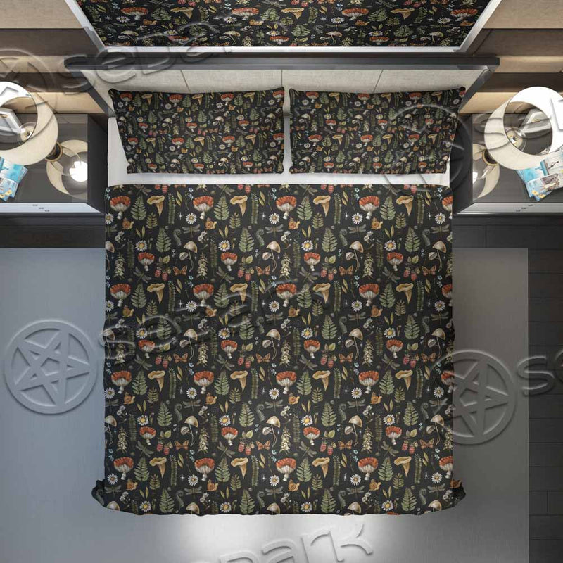 Vintage Woodland Nature Seamless Pattern SED-1168 Bed set