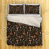 Autumn Seamless Pattern With Mushrooms SED-1169 Bed set