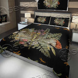 Dragonfly With Fern Mushrooms Amanita Botanical SED-1170 Bed set