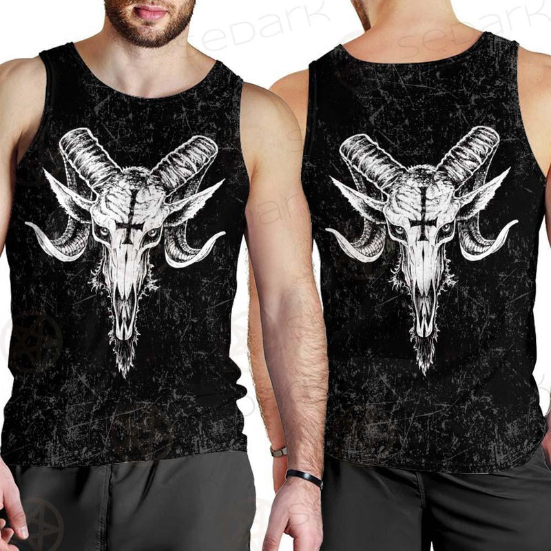 Satanic Goat Head SED-238A Men Tank-tops