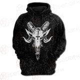 Satanic Goat Head SED-238A Hoodie & Zip Hoodie Raglan