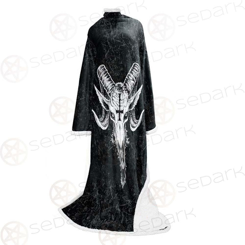 Satanic Goat Head SED-238A Sleeved Blanket