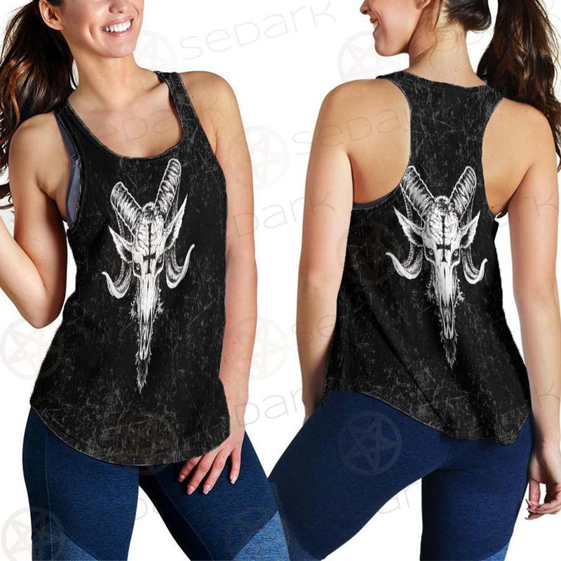 Satanic Goat Head SED-238A Women Tank Top