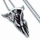 Necklace Pendant Reaper Stainless Steel