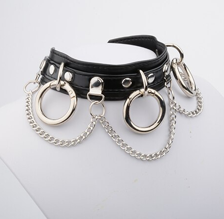 Gothic Silver Color Choker