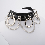 Gothic Silver Color Choker