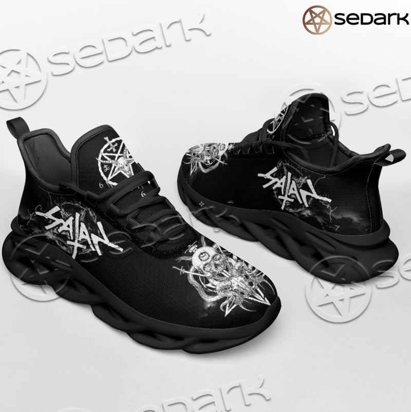 Satanic 666 Sneaker - Satan Skull Pentagram Goat Head