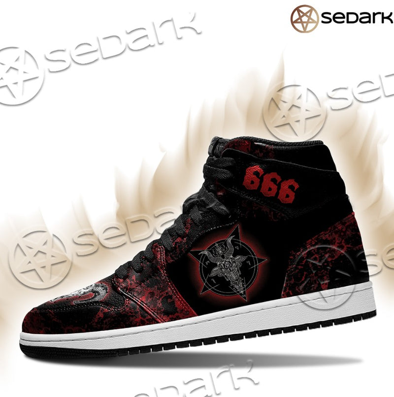 Satan Shoes, Bloody Sigil of Baphomet Leviathan 666 Sneaker