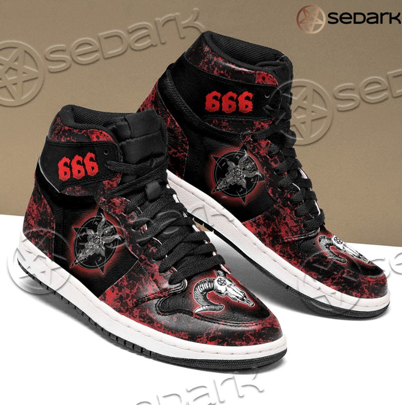 Satan Shoes, Bloody Sigil of Baphomet Leviathan 666 Sneaker