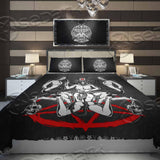 Baphomet Nun Pentagram Bed set