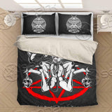 Baphomet Nun Pentagram Bed set