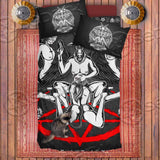 Baphomet Nun Pentagram Bed set