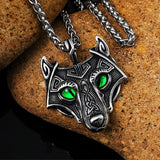 Vikings Wolf Rune Necklaces