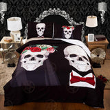 Gothic Wedding Pattern Bed set