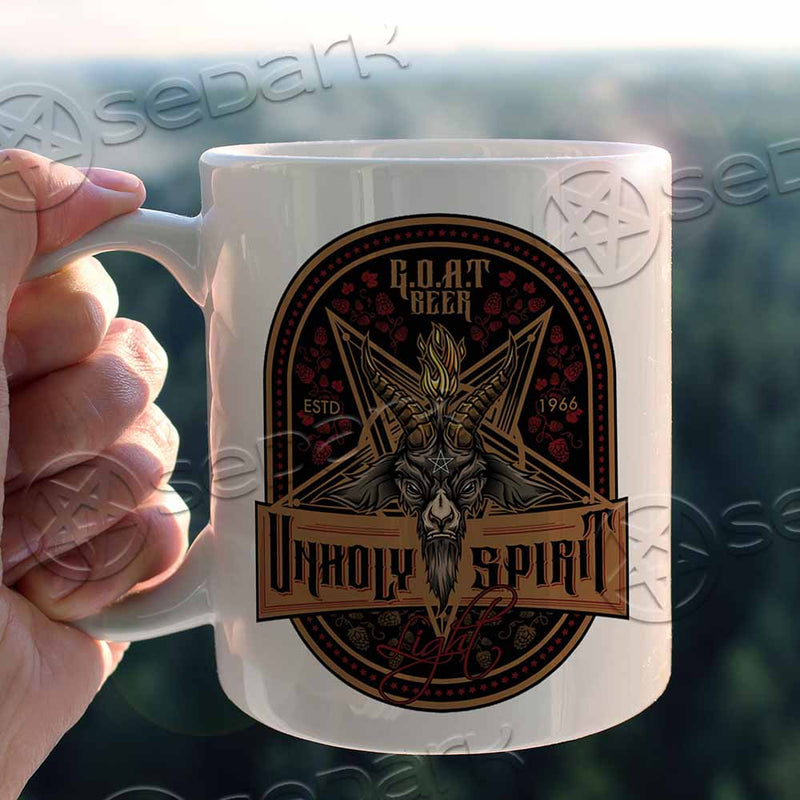 Orange Unholy Spirit Light Goat 1966 Mug TET-9997