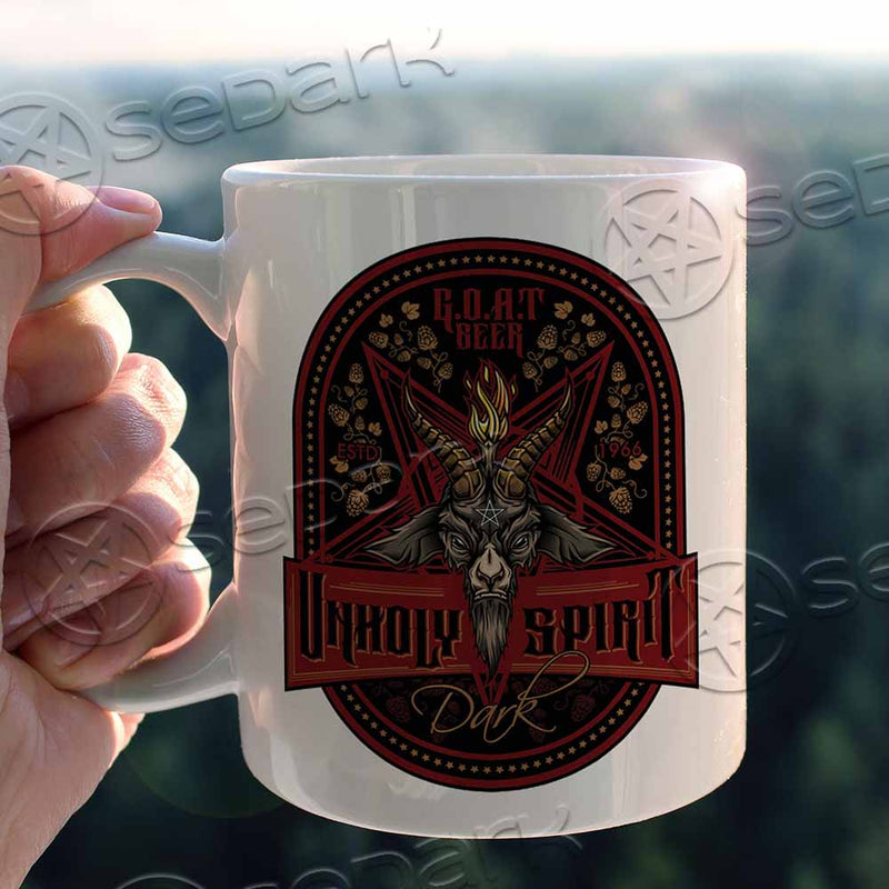 Red Unholy Spirit Light Goat 1966 Mug