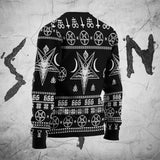 Satanic 666 Witchcraft SED-1115-1 Woolen Sweater