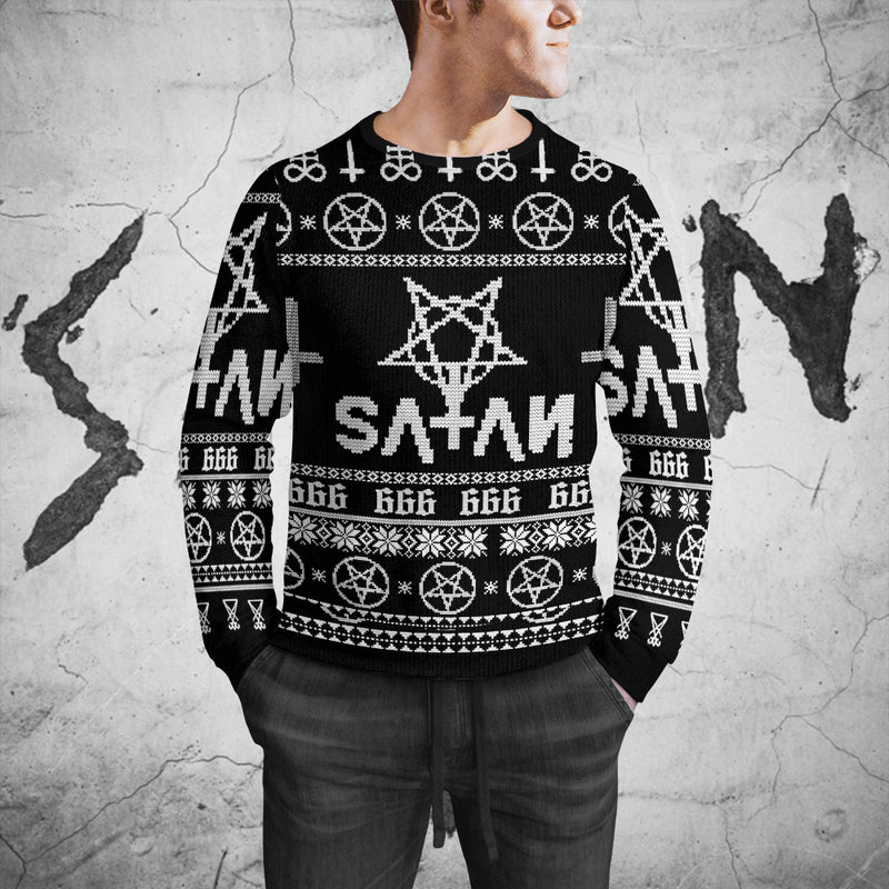 Pentagram Inverted Cross SED-1115-2 Woolen Sweater