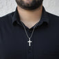 To My Future Husband - Faith - Love Stainless Cross Necklace with Ball Chain