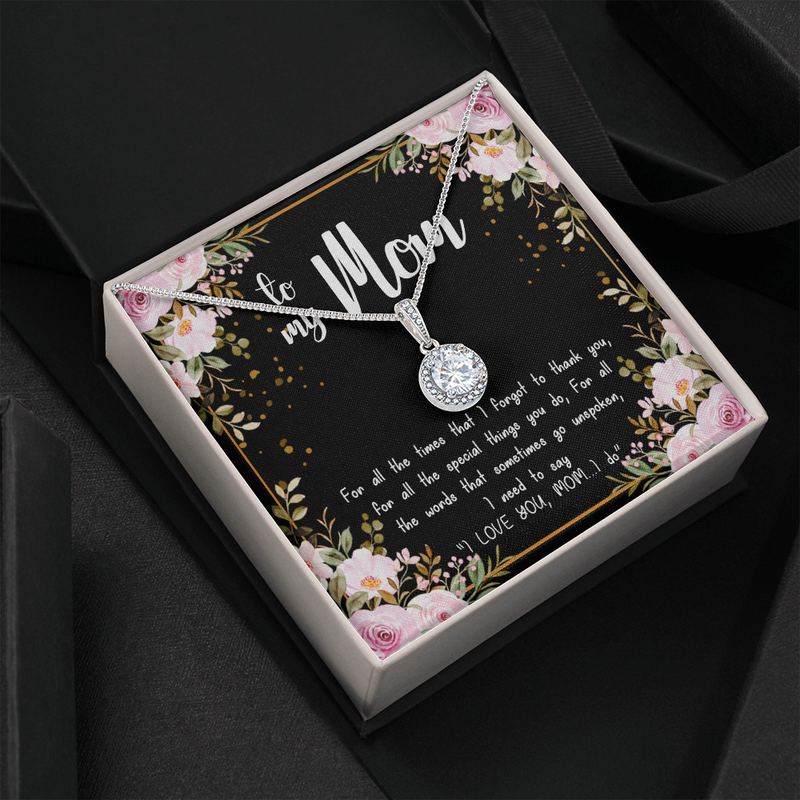 Personalized Gift To My Mom Eternal Hope Necklace, Birthday Gift to My Mother, Mother's day gift, Mom Necklace, To My Mom Necklace, To My Mom, Mom Birthday Card