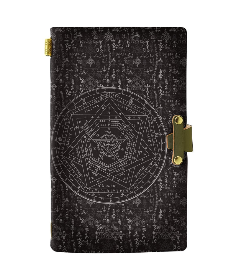 OCCULT LEATHER NOTEBOOK - PASSPORT HOLDER - WALLET