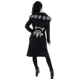 Gothic Punk Cool Black Plus Size Hoodie