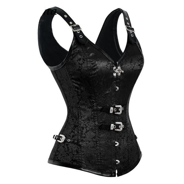 Gothic Black Corset Steampunk