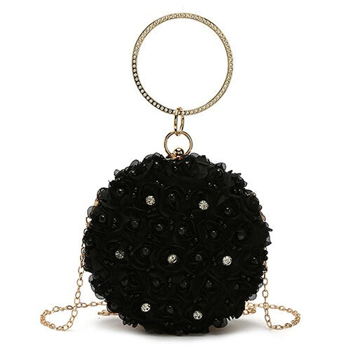 Lace Flower Shoulder Bag