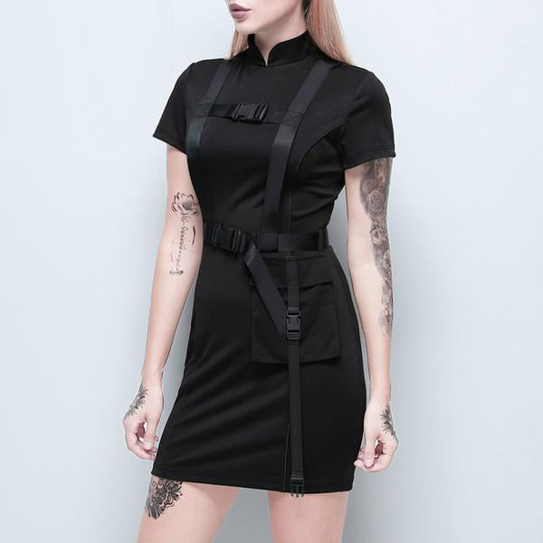 Gothic Elegant Black Dress