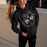 Gothic Meow Sweatshirt Hoodie